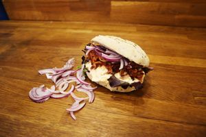 Vegan sandwich at Brotzeit in Barcelona