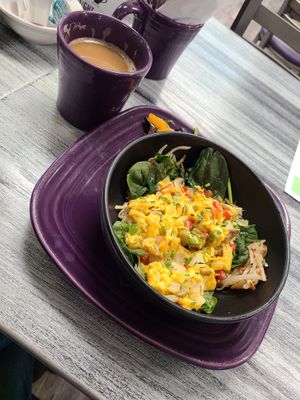Scramble bowl  at White Birch Eatery in Goffstown