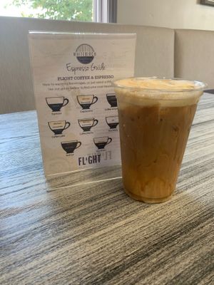 Flight coffee  at White Birch Eatery in Goffstown