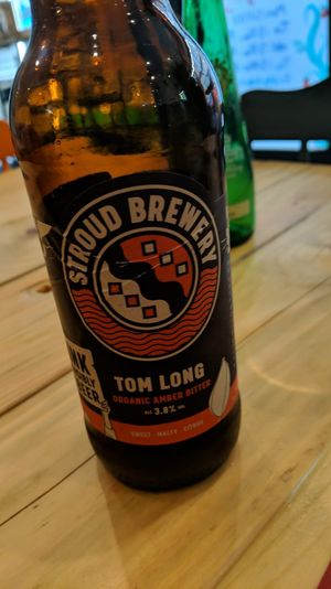 Local beers at Karibu Vegan Bar & Kitchen in Stroud