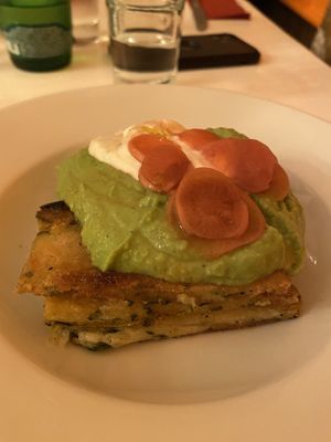 Corn cake - so so so good! at Karibu Vegan Bar & Kitchen in Stroud