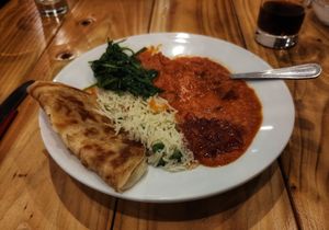 Red Curry at Karibu Vegan Bar & Kitchen in Stroud