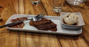 Caramelized Plantain at Karibu Vegan Bar & Kitchen in Stroud