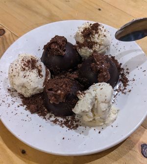 Chocolate delight - fun and tasty at Karibu Vegan Bar & Kitchen in Stroud
