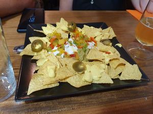 Nachos at Cerveceria La Raposa in Oviedo