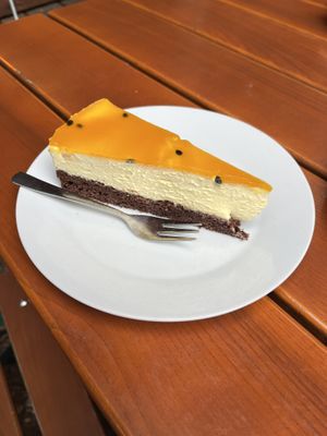 Passion fruit chocolate tort   at Gans Woanders in Munich