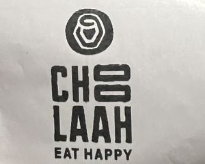 Choolaah’s logo and slogan  at Choolaah in Pittsburgh