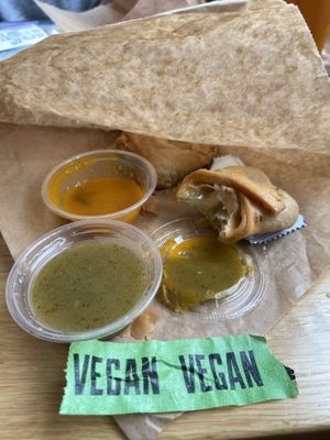 Excellent samosas !  at Choolaah in Pittsburgh