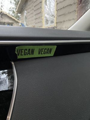 The stickers make nice decorations, too.  at Choolaah in Pittsburgh