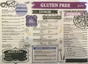 We have a wide range of Gluten Free alternatives to our main menu! at Anna's Cafe-Bar-Convenience in Weir