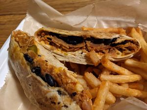 Vegan supreme at Stella's Lounge in Grand Rapids