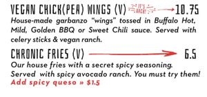 Description of what I ordered  at Stella's Lounge in Grand Rapids