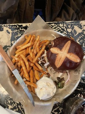 krabby patty  at Stella's Lounge in Grand Rapids