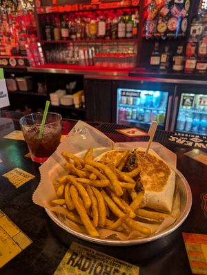 Crunchwrap thing at Stella's Lounge in Grand Rapids