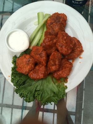 Chickpea wings with vegan ranch  at Stella's Lounge in Grand Rapids