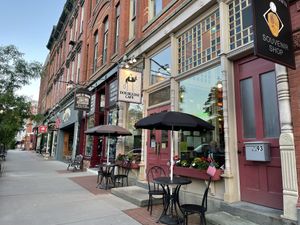 Entrance   at Doubleday Cafe in Cooperstown