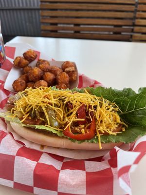 Yum  at Steve's Snappin' Dogs in Denver