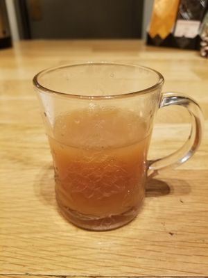 Hot Cider at Carabello Coffee in Newport