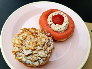 Donuts at Brammibal's Donuts - Alexanderplatz in Berlin