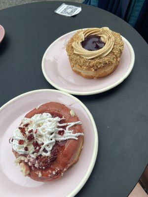 Spaghetti Eis und PBJ  at Brammibal's Donuts - Alexanderplatz in Berlin