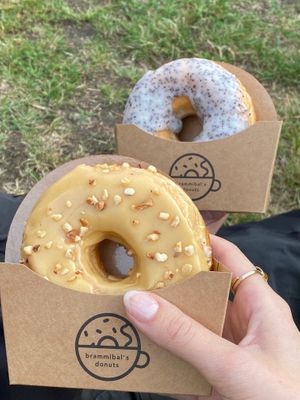 Great vegan donut at Brammibal's Donuts - Alexanderplatz in Berlin