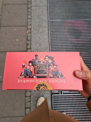 Donut Box at Brammibal's Donuts - Alexanderplatz in Berlin