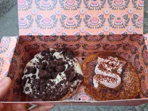 Cookies and Cream & Tiramisu at Brammibal's Donuts - Alexanderplatz in Berlin