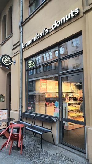 exterior of location - street view #Veganuary at Brammibal's Donuts - Alexanderplatz in Berlin