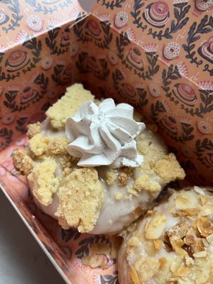 Rhubarb Crumble  at Brammibal's Donuts - Alexanderplatz in Berlin