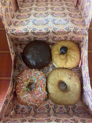 Box of 4  at Brammibal's Donuts - Alexanderplatz in Berlin