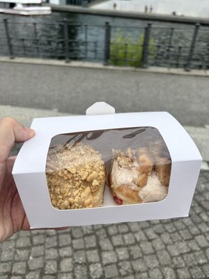 PB&J and French Toastt  at Brammibal's Donuts - Alexanderplatz in Berlin