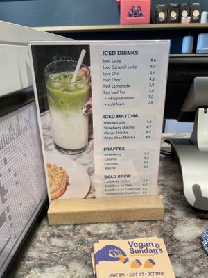 Cold Drinks for summerr  at Brammibal's Donuts - Alexanderplatz in Berlin