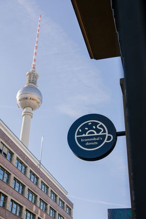 Rosa Luxemburg Straße 5 at Brammibal's Donuts - Alexanderplatz in Berlin