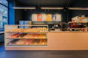 Rosa Luxemburg Straße 5 at Brammibal's Donuts - Alexanderplatz in Berlin