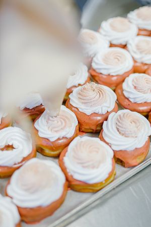 views from our bakery at Brammibal's Donuts - Alexanderplatz in Berlin