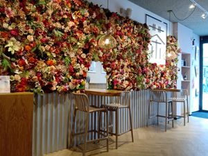 Inside the bubble tea shop (August 2025) at Möge Tee in Maastricht