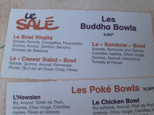 menu4 at L'acai Bowl in Mimizan