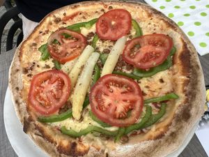 Vegan pizza  at Pizzeria Fontana in Krsko