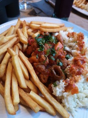 Vegan Gyros at Mom's Kitchen in Kos