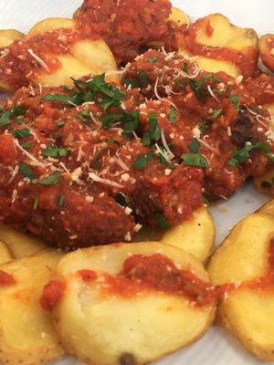 vegan souzoukakia at Mom's Kitchen in Kos