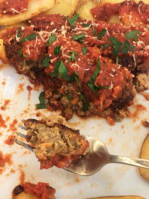 vegan souzoukakia at Mom's Kitchen in Kos