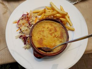 Vegan Moussaka at Mom's Kitchen in Kos