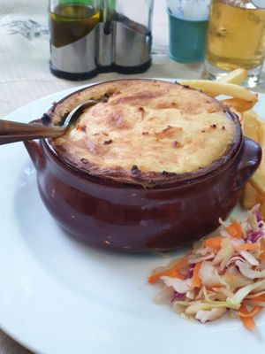 Vegan Moussaka at Mom's Kitchen in Kos
