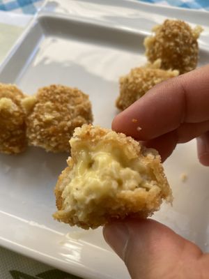 vegan Cheesballs  at Mom's Kitchen in Kos