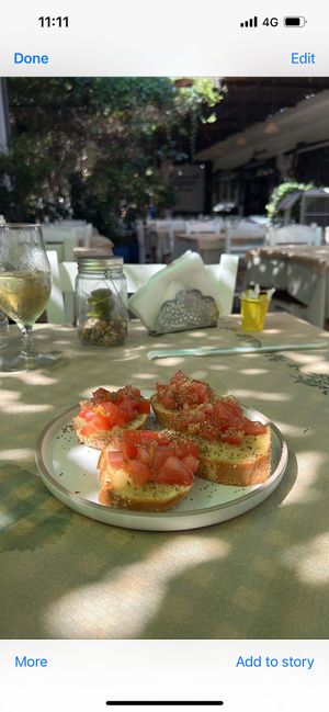 Brushetta  at Mom's Kitchen in Kos