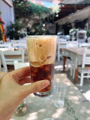 Espresso on ice at Mom's Kitchen in Kos