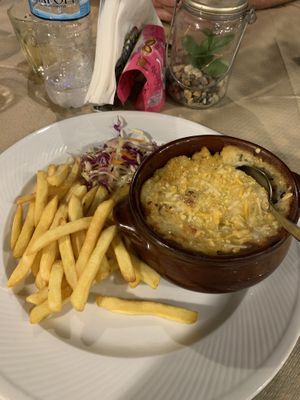 Vegan moussaka (my favourite dish by far♥️♥️♥️)  at Mom's Kitchen in Kos