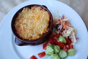 Veganes Musaka at Mom's Kitchen in Kos