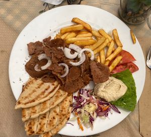 vegan gyro   at Mom's Kitchen in Kos