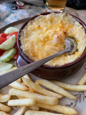 Vegan moussaka  at Mom's Kitchen in Kos